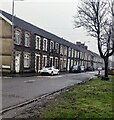 Rockingham Terrace houses south of Grandison Street, Briton Ferry