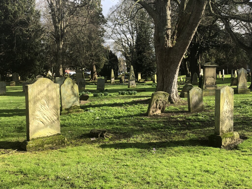 Burial ground, Kelso Old Parish Church © Richard Webb cc-by-sa/2.0 ...