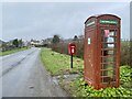 Post box and old phone box