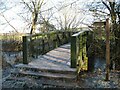 Footbridge at Cummersdale Mills