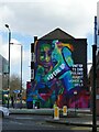 SE3033 : Mural by the viaduct in Leeds by Stephen Craven