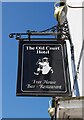 The Old Court Hotel (2) - sign, 39-43 Bridge Street, Witney, Oxon