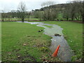 Flooding from a road culvert