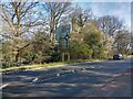 Roundabout sign, A4130