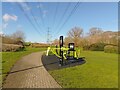 Outdoor gym equipment near Ladygrove Hill