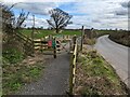 Start of the Ightfield to Calverhall permissive path