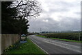 The A606, Melton Road, approaching Stanton-on-the-Wolds