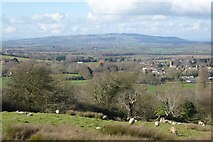 SP1037 : View to Bredon Hill by Philip Halling