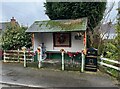 SJ8047 : Scot Hay bus shelter by Jonathan Hutchins