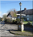 SU1660 : Old Lamp and Signpost by Des Blenkinsopp