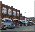 SJ9295 : Shops on Manchester Road  by Gerald England