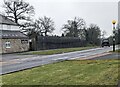 ST5294 : Zebra crossing near Chepstow Racecourse by Jaggery