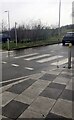 ST3194 : Zebra crossing in hospital grounds, Cwmbran by Jaggery