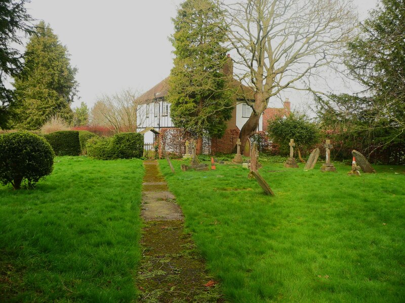 Pathin the churchyard, formerly to... © Humphrey Bolton cc-by-sa/2.0 ...