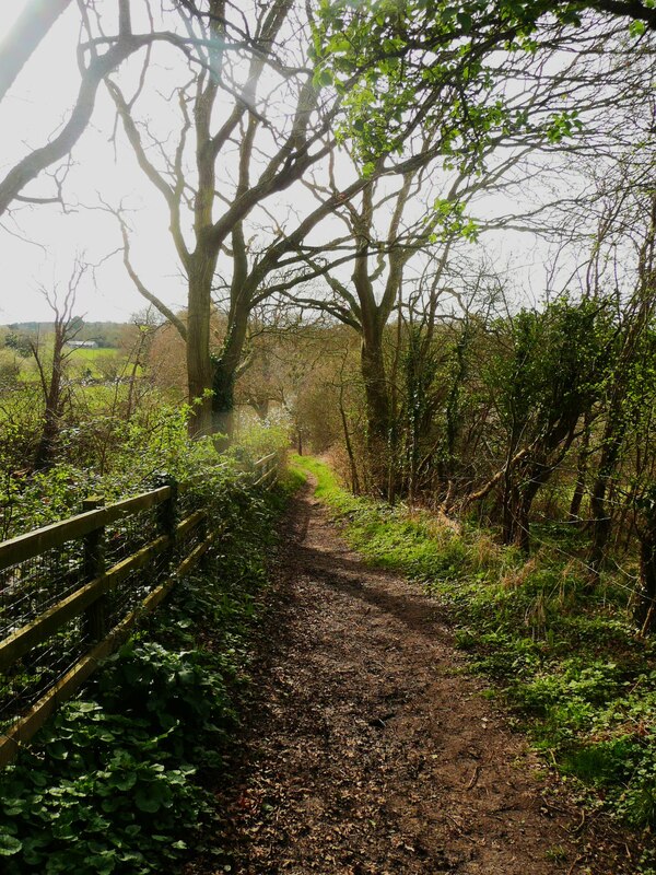 Path from the Old Church to Great Lane,... © Humphrey Bolton cc-by-sa/2 ...