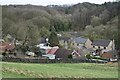 View above houses in Old Mil Lane