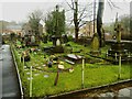 Graveyard on south side of Christ Church, New Mill