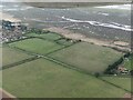 TF7844 : Branodunum Roman 'Saxon Shore' fort: aerial 2024 (2) by Simon Tomson