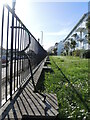 Fence of Bitton Park flats