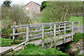 River Penk footbridge in Perton, Staffordshire