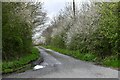 Stanfield: Church Lane with Tittleshall Road going left