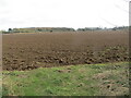 A recently ploughed field near to Redbourne