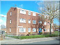 Low rise flats on Pinewood Crescent, Bradley Park