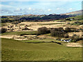 A view over Cwm Nant Arthur and Rhos Gelli