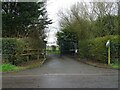 Gated drive off Minshull Lane