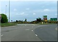 The turn off to the A38 on the Weeford Interchange