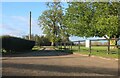 Farm entrance on Church Road, Bulmer