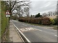 View west along Elvetham Road