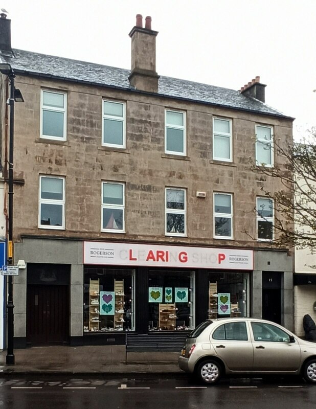 Clearing Shop, Largs © Thomas Nugent cc-by-sa/2.0 :: Geograph Britain ...