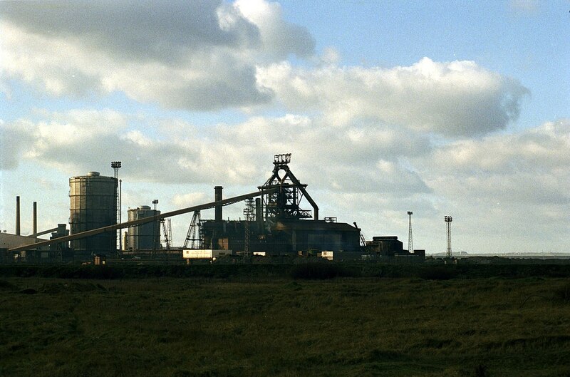 View towards Redcar Blast Furnace – 2004 © Alan Murray-Rust cc-by-sa/2. ...