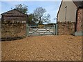 Public footpath through back garden