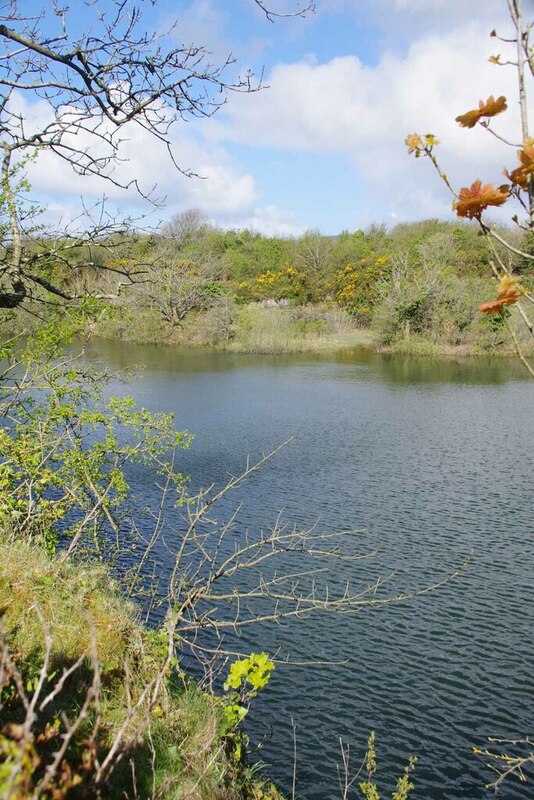 Lake by the Douglas Road © Glyn Baker cc-by-sa/2.0 :: Geograph Britain ...