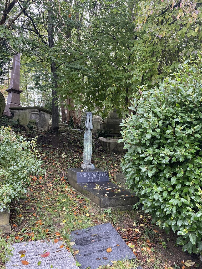 Grave of Anna Mahler - Highgate Cemetery... © thejackrustles cc-by-sa/2 ...