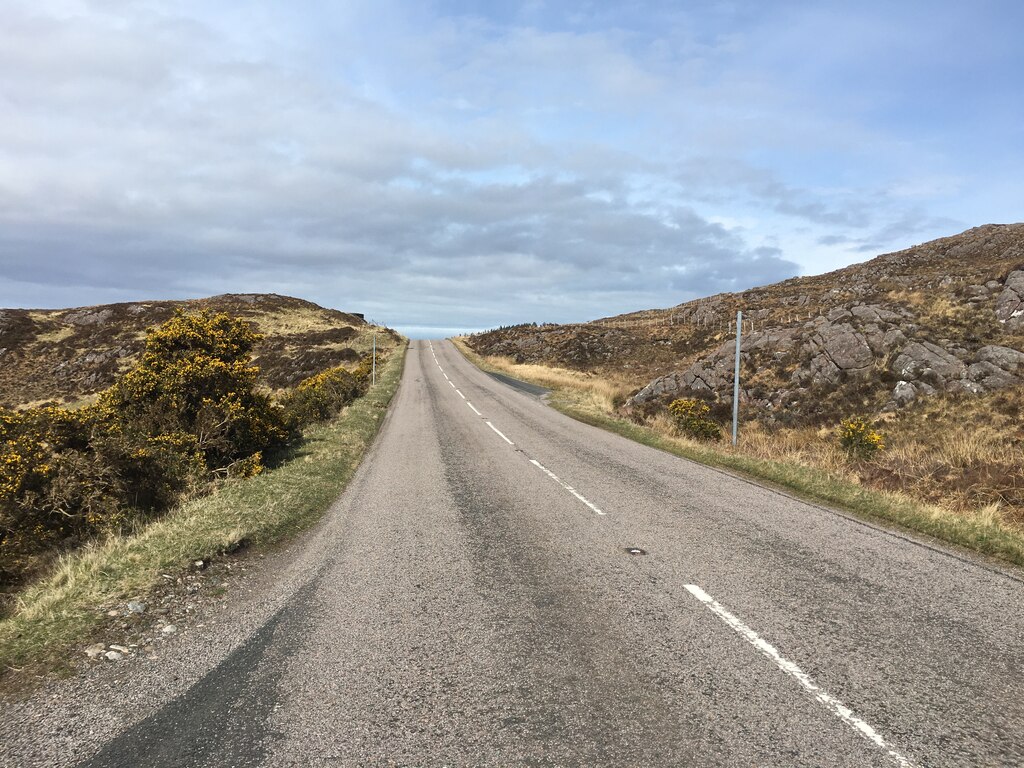 A832 towards Aultbea © Steven Brown cc-by-sa/2.0 :: Geograph Britain ...