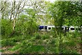 Hallam line train approaching Methley Junction