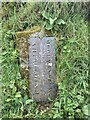 Old Boundary Marker beside Woolley Wood