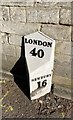 Old Milepost by the A4155, Bath Road, Reading