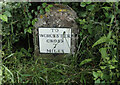 Old Milestone by the B4424, north of Rhydd, Guarlford parish