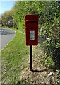 Elizabeth II postbox on Beach Road, Conwy