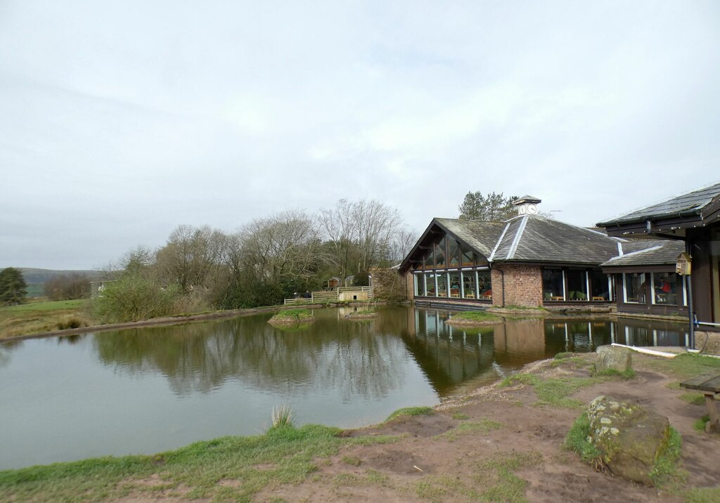 The lake at Tebay Services © Gerald England cc-by-sa/2.0 :: Geograph ...