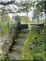 Steps over wall at St Andrew’s, Bayvil