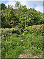 Footpath and stile by Dene Road in Lower Penn, Staffordshire