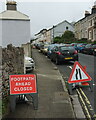 Footpath closed, Upton