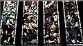 Gresford, All Saints Church: Stained glass window 1 (detail) 1