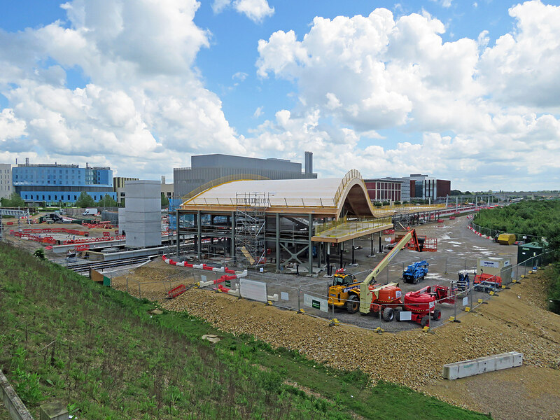 Cambridge South Station shaping up © John Sutton cc-by-sa/2.0 ...