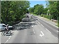 The A351 leaving Corfe Castle